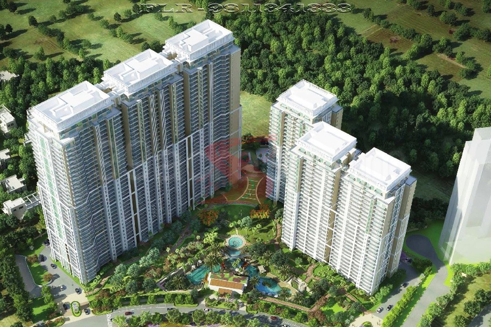 Luxury 3 BHK Apartment in The Crest By DLF