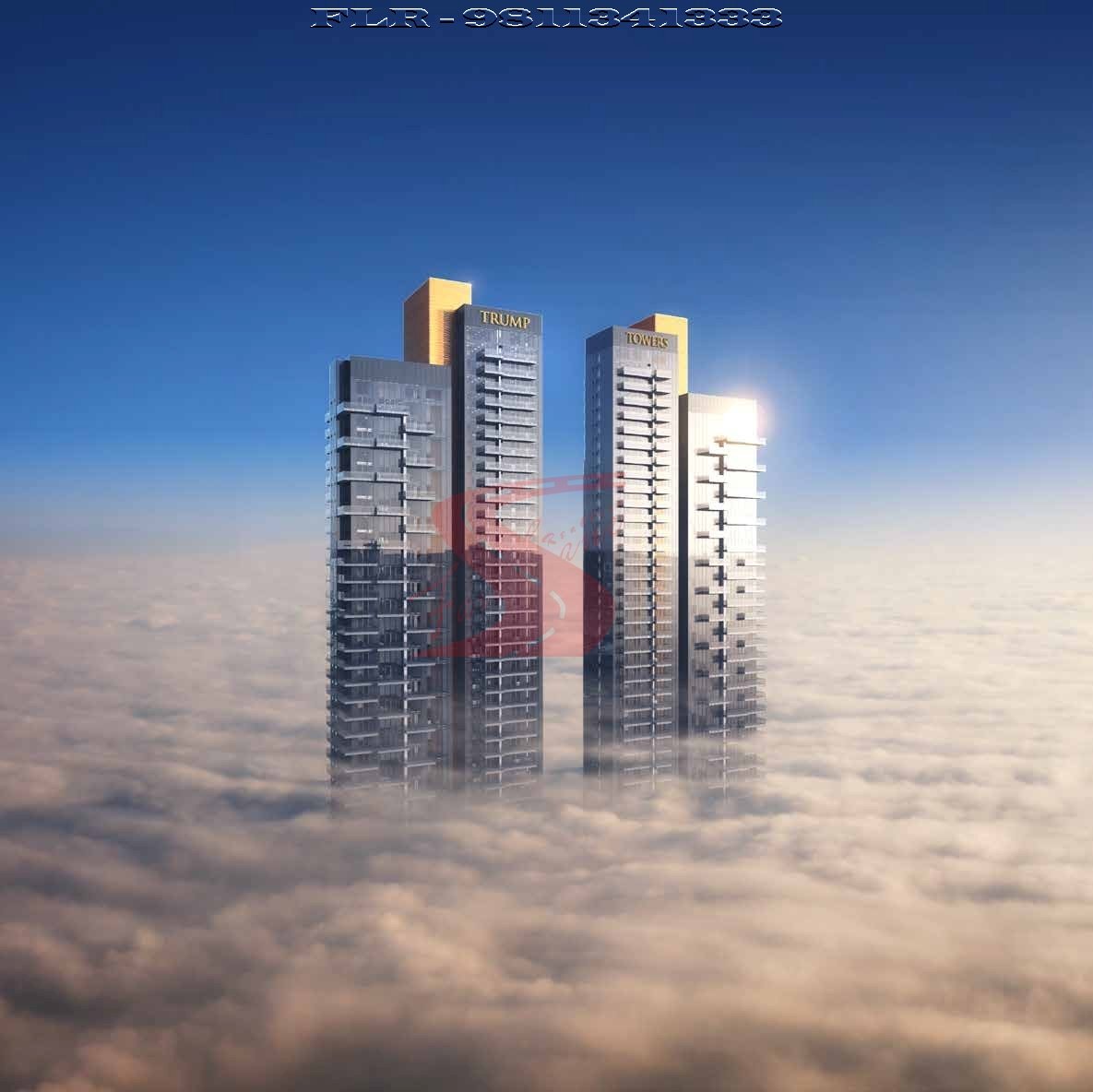 Luxury 3 BHK Apartment in The Trump Tower Delhi NCR